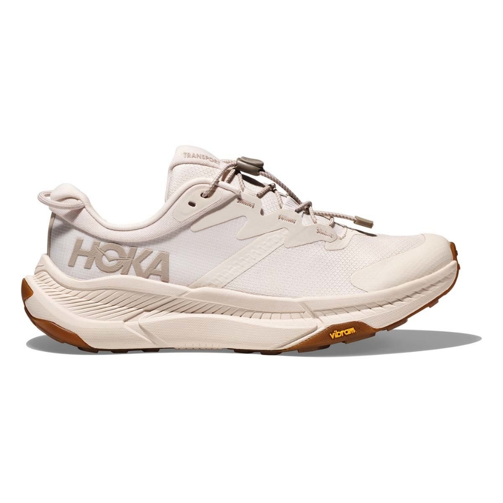 Women's Hoka Transport Shoes 9.5 in eggnog